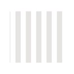 Vertical Stripes - White and Platinum Gray Greeting Card 5  x 7 