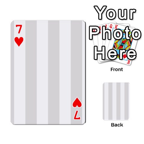 Vertical Stripes Front - Heart7