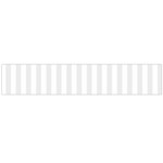 Vertical Stripes - White and Pale Gray Flano Scarf (Large)