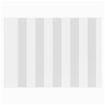 Vertical Stripes - White and Pale Gray Large Glasses Cloth