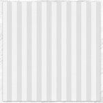 Vertical Stripes - White and Pale Gray Canvas 12  x 12 