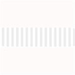 Vertical Stripes - White and Pale Gray Medium Bar Mat