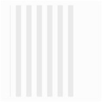 Vertical Stripes - White and Pale Gray Large Garden Flag (Two Sides)