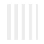 Vertical Stripes - White and Pale Gray Greeting Card 4.5  x 6 