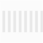 Vertical Stripes - White and Pale Gray 4  x 8  Photo Cards