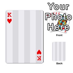 King Vertical Stripes Front - HeartK