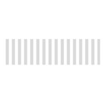 Vertical Stripes - White and Gainsboro Gray Satin Scarf (Oblong)