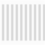 Vertical Stripes - White and Gainsboro Gray Collage 8  x 10 
