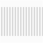 Vertical Stripes - White and Gainsboro Gray Collage 12  x 18 