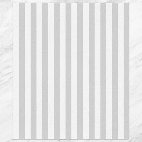 Vertical Stripes 8.15 x9.66  Canvas - 1