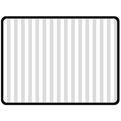 Vertical Stripes 80 x60  Blanket Back