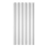 Vertical Stripes - White and Gainsboro Gray Shower Curtain 36  x 72  (Stall)