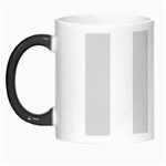 Vertical Stripes - White and Gainsboro Gray Morph Mug