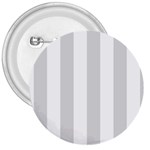 Vertical Stripes - White and Gainsboro Gray 3  Button