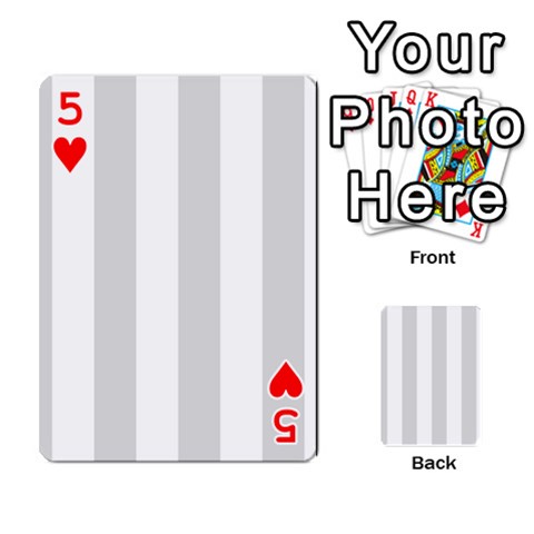 Vertical Stripes Front - Heart5