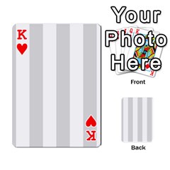 King Vertical Stripes Front - HeartK