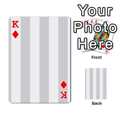 King Vertical Stripes Front - DiamondK