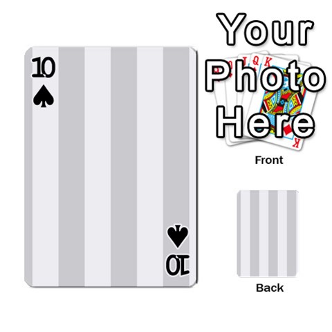 Vertical Stripes Front - Spade10