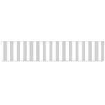 Vertical Stripes - White and Light Gray Flano Scarf (Large)