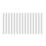 Vertical Stripes - White and Light Gray Satin Wrap