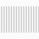 Vertical Stripes - White and Light Gray Collage 12  x 18 