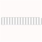 Vertical Stripes - White and Light Gray Small Bar Mat