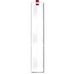 Vertical Stripes - White and Light Gray Large Book Mark