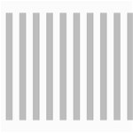 Vertical Stripes - White and Silver Gray Collage 8  x 10 