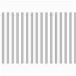 Vertical Stripes - White and Silver Gray Collage 12  x 18 