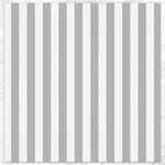 Vertical Stripes - White and Silver Gray Canvas 12  x 12 