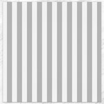 Vertical Stripes - White and Silver Gray Canvas 16  x 16 