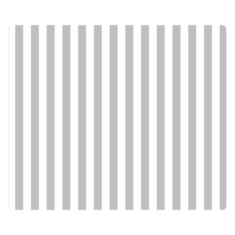 Vertical Stripes 50 x40  Blanket Front