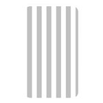Vertical Stripes - White and Silver Gray Memory Card Reader (Rectangular)