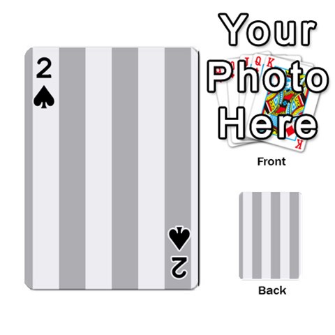 Vertical Stripes Front - Spade2