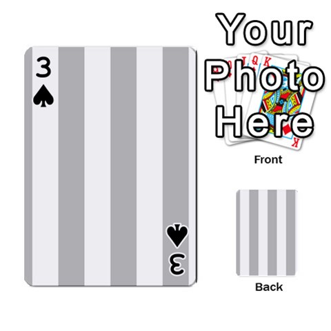 Vertical Stripes Front - Spade3