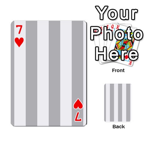 Vertical Stripes Front - Heart7
