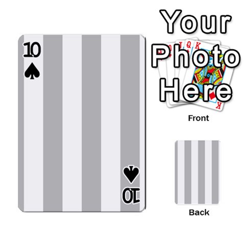 Vertical Stripes Front - Spade10