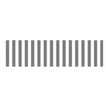 Vertical Stripes - White and Gray Satin Scarf (Oblong)