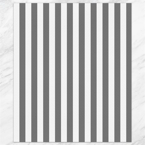Vertical Stripes 8.15 x9.66  Canvas - 1