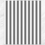 Vertical Stripes - White and Gray Canvas 20  x 24 