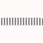 Vertical Stripes - White and Gray Small Bar Mat