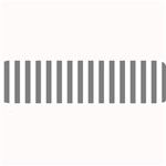 Vertical Stripes - White and Gray Medium Bar Mat