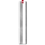 Vertical Stripes - White and Gray Large Book Mark