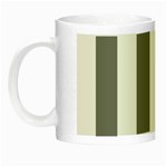 Vertical Stripes - White and Gray Night Luminous Mug