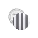 Vertical Stripes - White and Gray 1.75  Button
