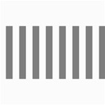 Vertical Stripes - White and Gray 4  x 8  Photo Cards