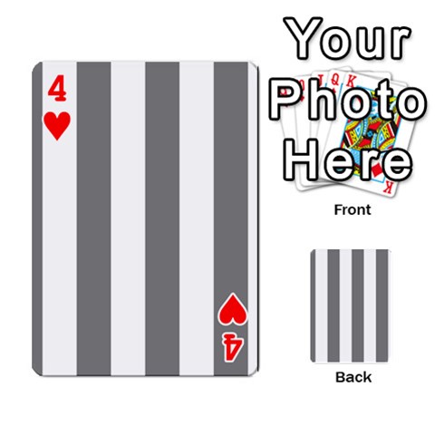 Vertical Stripes Front - Heart4