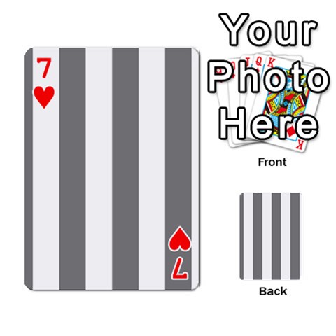 Vertical Stripes Front - Heart7