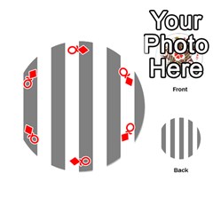 Queen Vertical Stripes Front - DiamondQ