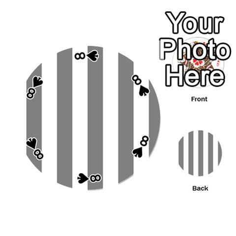 Vertical Stripes Front - Spade8